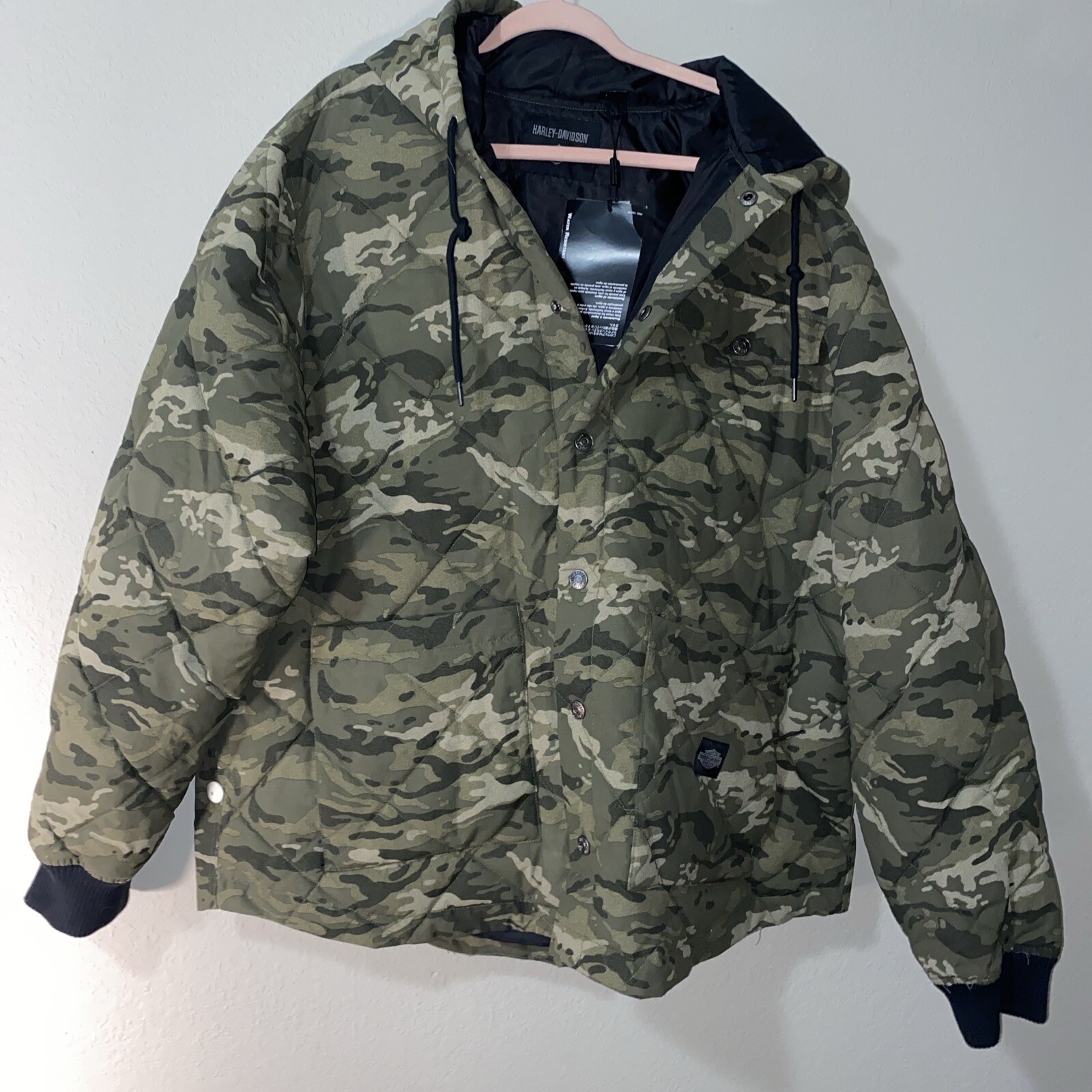 HarleyDavidson Men's Forever Harley Camo Quilted Jacket 9740523VM NWT Size 2XL eBay