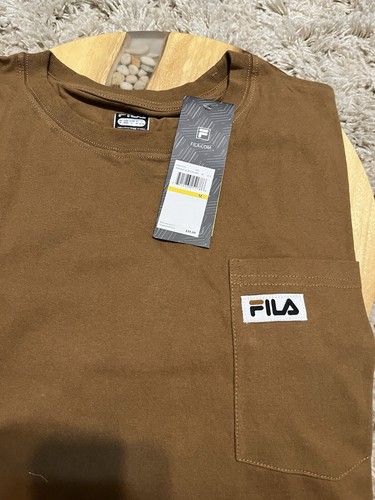 Unopened New Fila Desert Khaki Long Sleeve Athletic Shirt with tags. Size Med. - 第 2/7 張圖片