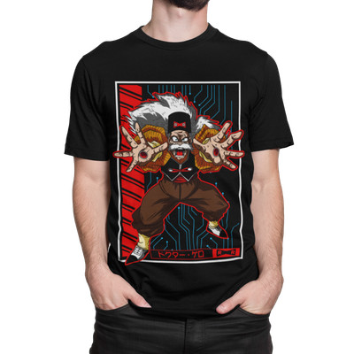 Herren T-Shirt Bio Baumwolle Anime Dragon ball Son Goku Dr. Gero Cell Saiyajin
