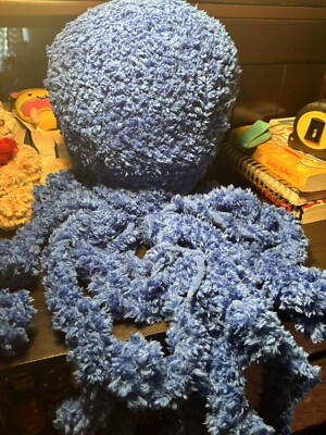Large Handmade Crochet Stuffed Octopus