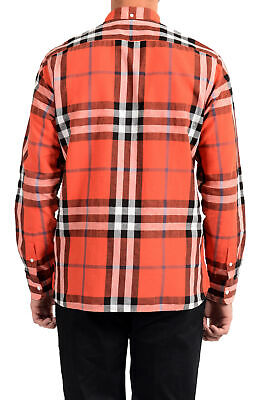 Men&#039;s &#034;Elfords&#034; Multi-Color Linen Plaid Shirt | eBay