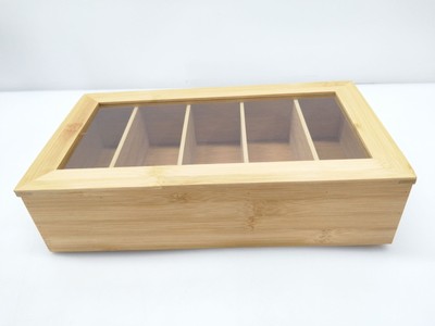 Kesper 5890013  Teebox, Material: Bambus