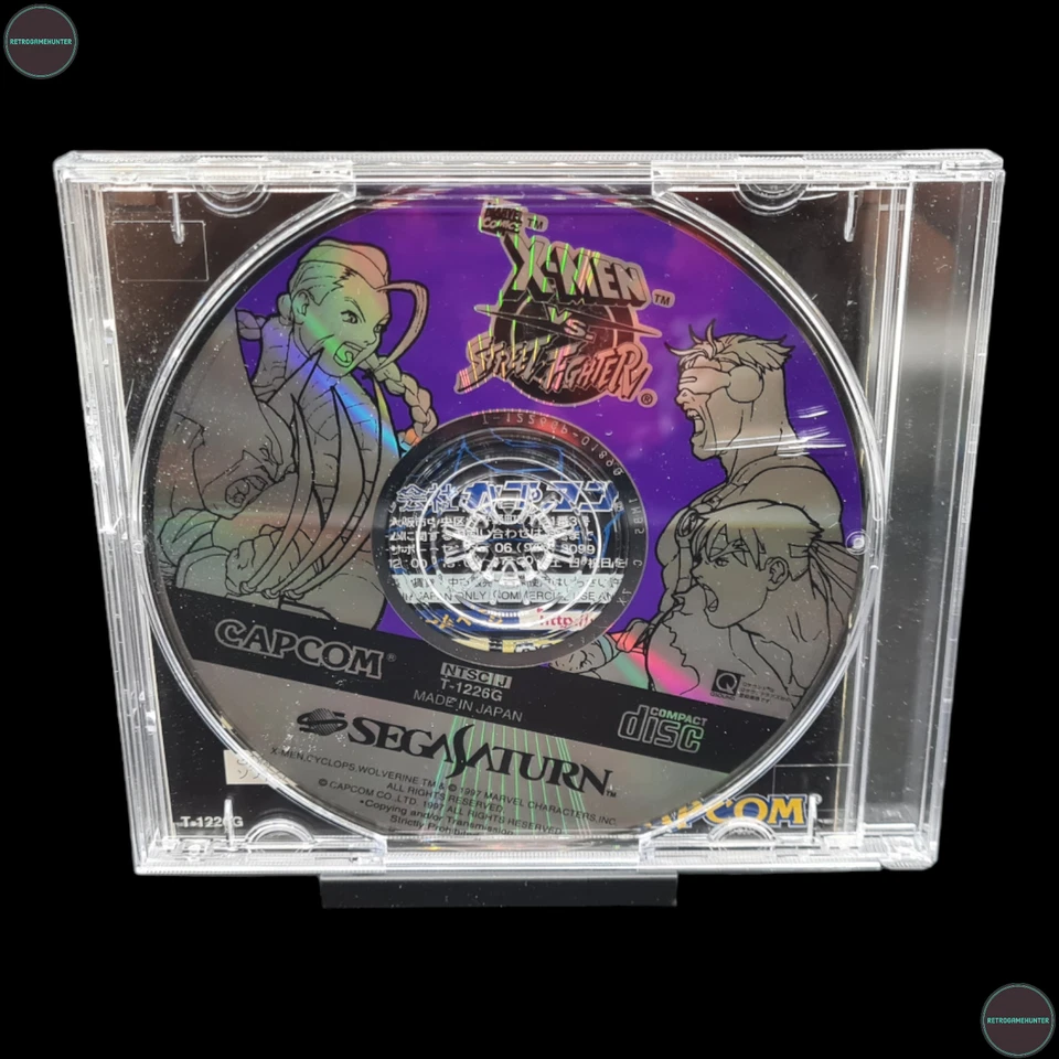 X-Men vs Street Fighter Sega Saturn Spiel  NTSC-J Capcom 1997 OVP - Bild 2 von 4