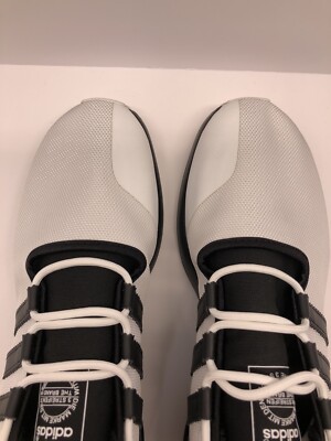 Adidas SL Rise Mens White Black Mesh Athletic Running Shoes Size 10.5 Adidas SL Rise Mens White Black Mesh Athletic Running Shoes  main image 3