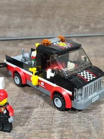 LEGO- CITY- RACING BIKE TRANSPORTER- 60084 -100% COMPLETE!