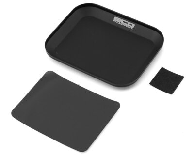 EcoPower Alu Schraubenablage schwarz mit Magnet ECP-3007 