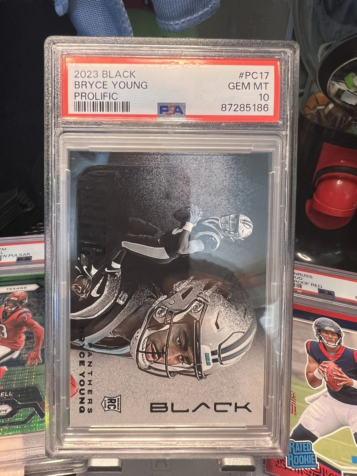 Bryce Young Panini Black Prolific #PC17 Base