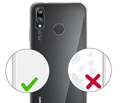 Coque Gel Souple Anti-Choc Pour Huawei P20 Lite - Motif Fleur Bleue - Marque Novago - Neuf