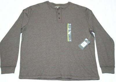 John Bartlett Consensus Brown Long Sleeve Pullover Shirt Size XL