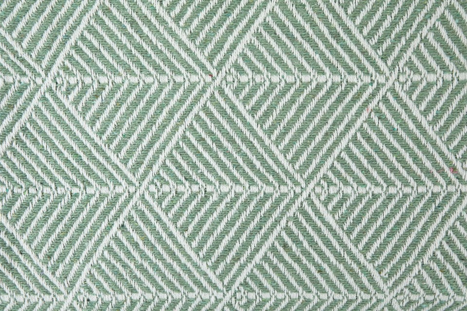 Plaid Scandinave Zahra En Coton Recyclé - Jeté De Canapé Frangé, Style Traditionnel Tissé