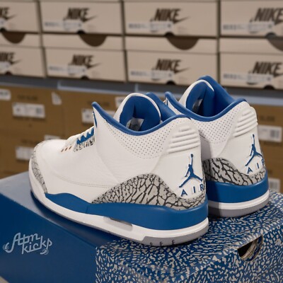 Size 8 - Jordan 3 Retro Mid Washington Wizards for sale  display picture 1