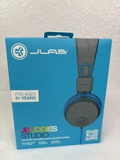 JLab JBuddies On-Ear Folding Headphone, Blue