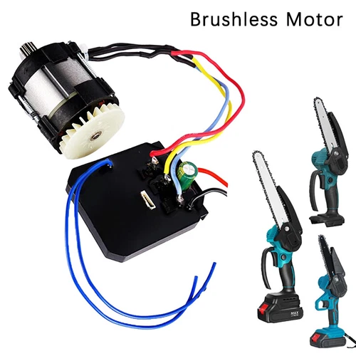 Brushless Motor Replace For 4/6/8 Inch Cordless Electric Chainsaw Upgrade PowSN - Picture 2 of 7