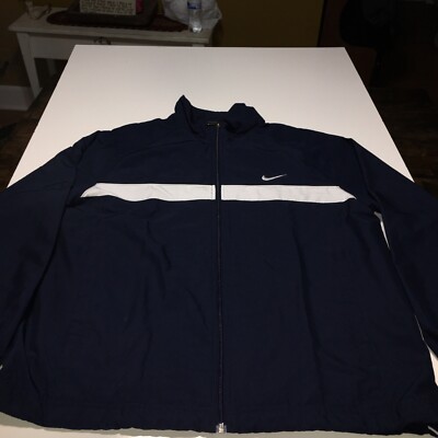 Vintage 00s Nike Sportswear Swoosh Logo Track Jacket Navy Vintage 00s Nike Sportswear Swoosh Logo Track Jacket Navy