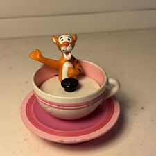 ?Vintage Disney Tigger in Teacup Spinning Toy Roll Along Figure Winnie the Pooh?