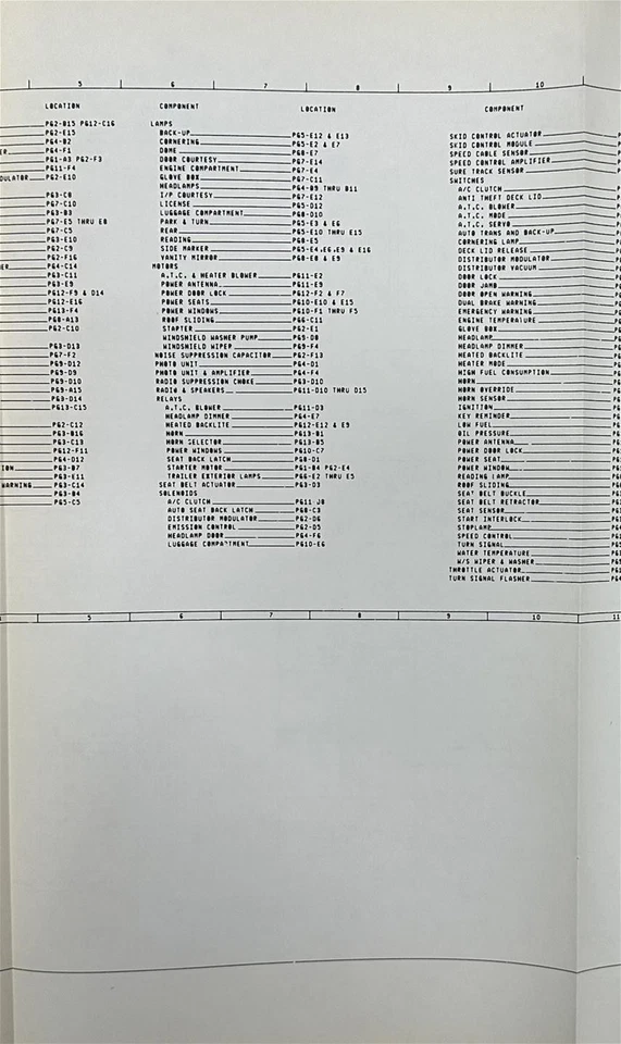 Lincoln Mark IV 1975 diagrama de cableado plegable esquema eléctrico 4 original 75 Foto 2 de 4