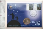 Vatican 2 Euro 2009 Year of Astronomy in Numis Letter - MGM
