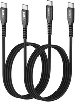 Usb C Kabel 2Er Pack 1M, 60W Pd Schnellladung, USB-C Zu USB-C Kabel