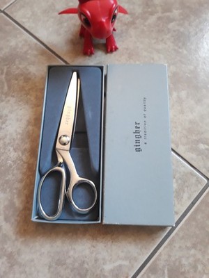 Gingher G-7P 7  Pinking Shears Sewing Scissors Chrome Finish w/ Box-FREE SHIP---