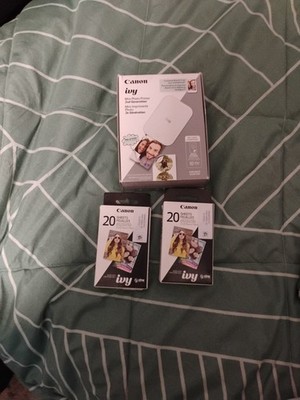 Canon Ivy 2 Digital Color Photo Printer Zink w/ Ivy Photo Paper 2 boxes ( 1 in )