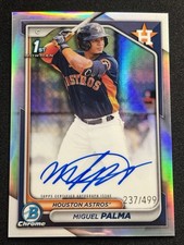 2024 Bowman Chrome Prospect Autographs Miguel Palma #CPA-MP Refractor /499 RC