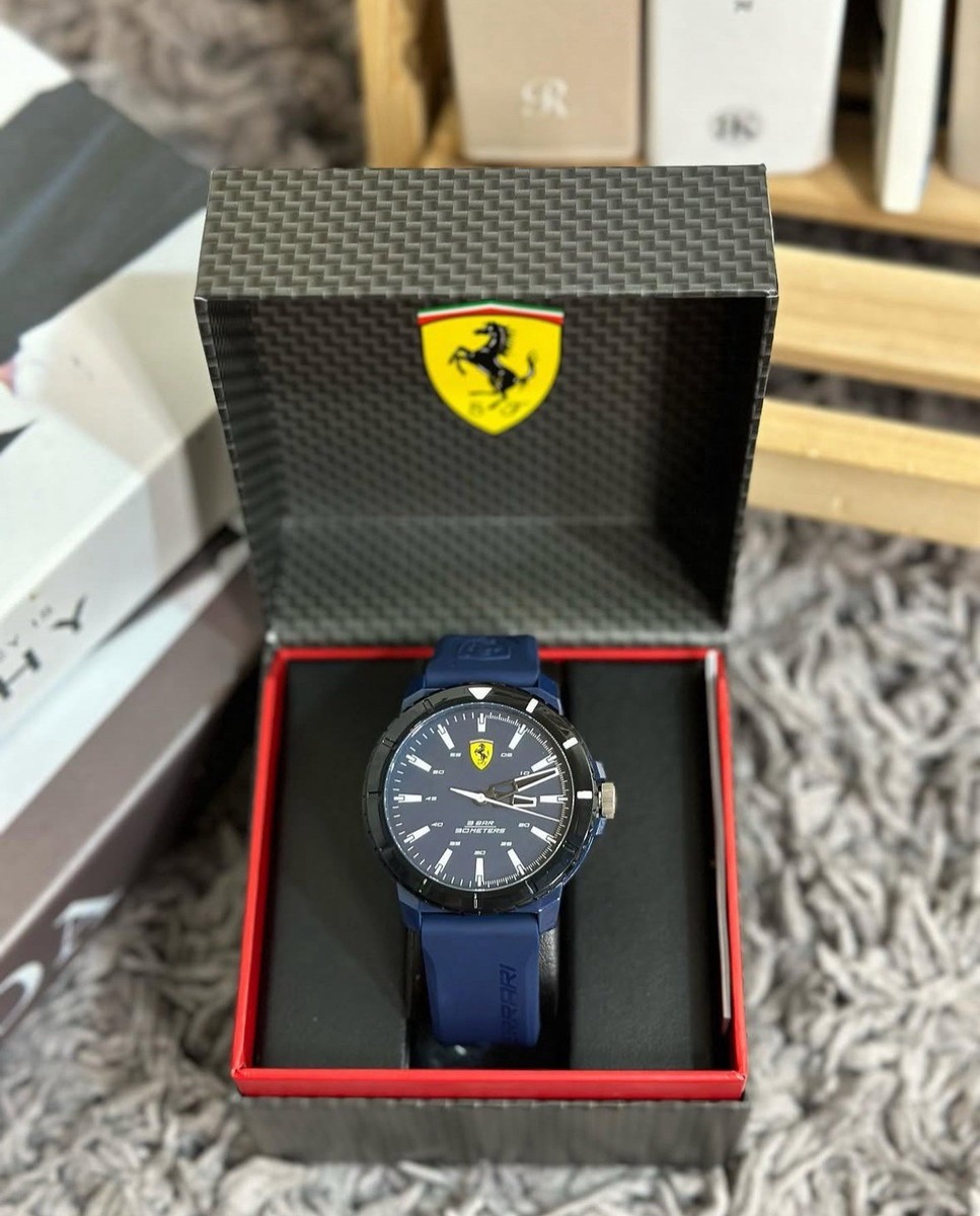 SCUDERIA No.100〜No.145 NWB Authentic Scuderia FERRARI 0830904 Men Luxury Watch Quartz