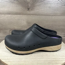 Dansko Kane Molded Black Clog Nurse Shoes Slip On Womens Size EU 41 US 10.5-11