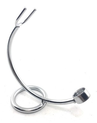 G.B.S Razor Safety Curved Stainless Steel Stand 1 Count (Pack of 1), steel 