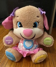 Fisher Price Smart Stages Puppy Dog Interactive Plush Toy Works Tested Year 2017
