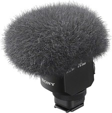Sony ECM-M1 Shotgun Microphone Variable Directivity Camera Mic Windscreen Japan