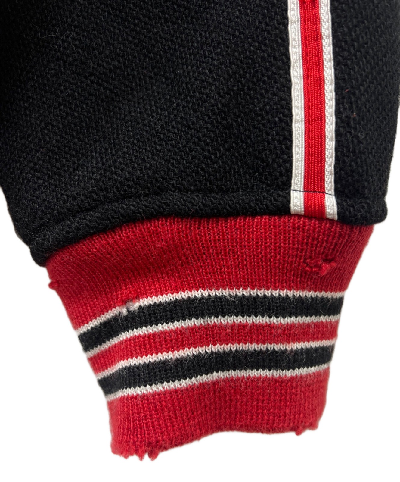 Needles Deconstructed Lettered Jacket Size: M Nav… - image 6