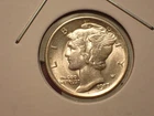 1917 Mercury Dime...BU..Lustrous White...Full Bands