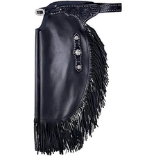 Tough1 Faux Leather Chinks w/Floral and Dots