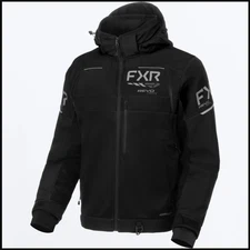 Men's FXR Black Revo RRX Snowmobile Jacket 3XL 4XL 5XL 260057-1000