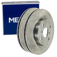 2X Meyle Bremsscheiben 258Mm Vorne Passend FÜR Daihatsu Charade Toyota Yaris