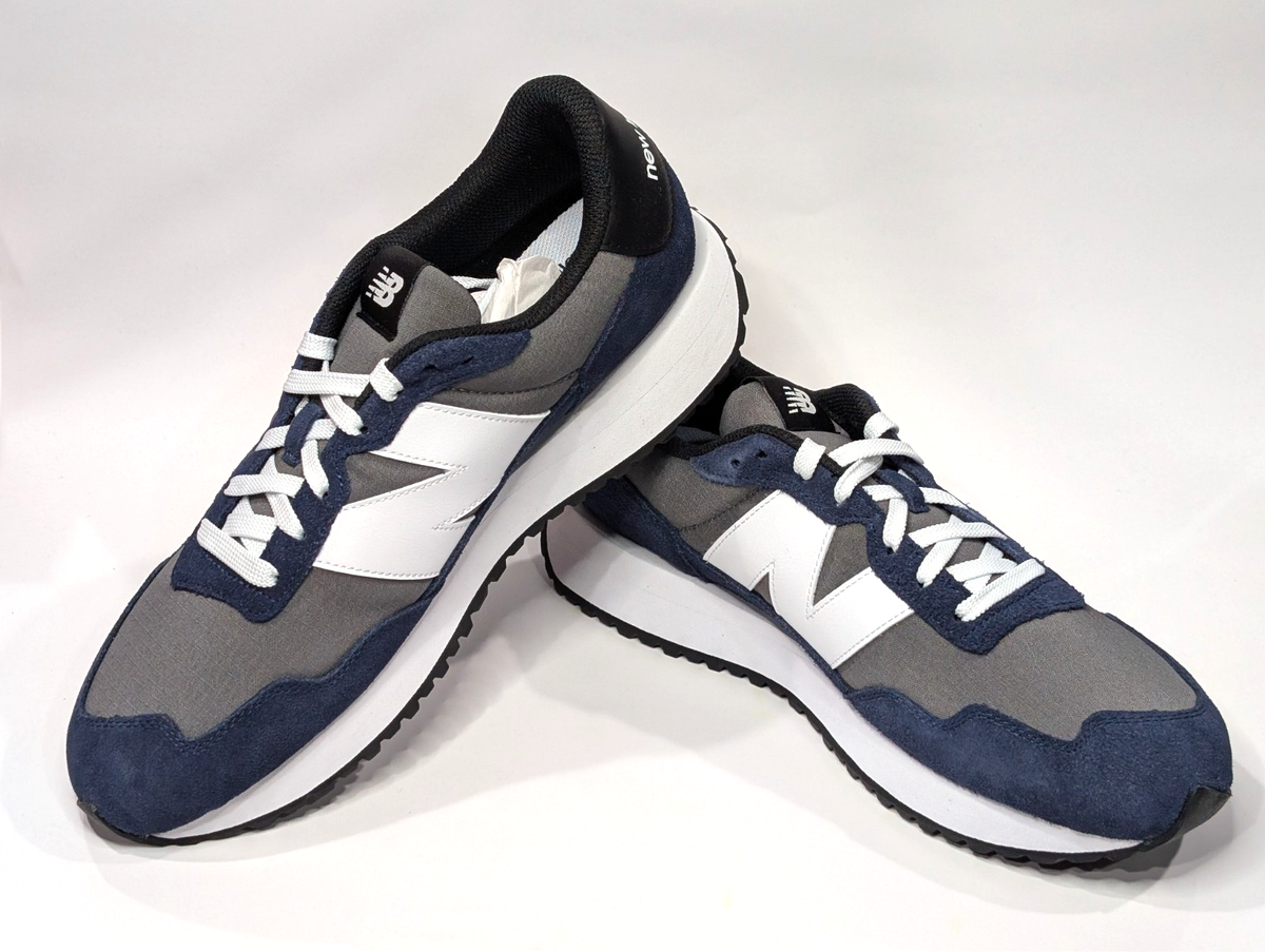 New Balance 237 Grey/White/Navy Men's Low Top Sneakers Asst
