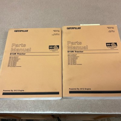CAT Caterpillar D10R PARTS MANUAL BOOK CATALOG LIST TRACTOR BULLDOZER sn 3KR