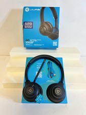 JLab JBuds Work Wireless Over Ear Headset Bluetooth Multipoint Boom Mic Black