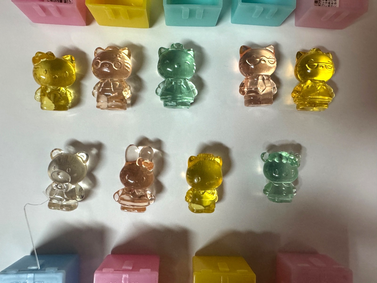 Hello Kitty 30th Anniversary Premium Mascot Sanrio 2004 Cute 9sets