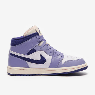 Nike Damen lila Air Jordan 1 Mid SE Turnschuhe UK 6 BRANDNEU