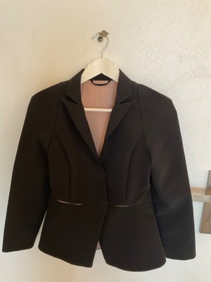 NWOT & Other Stories Black Peplum Jacket Size US 4 EU 34