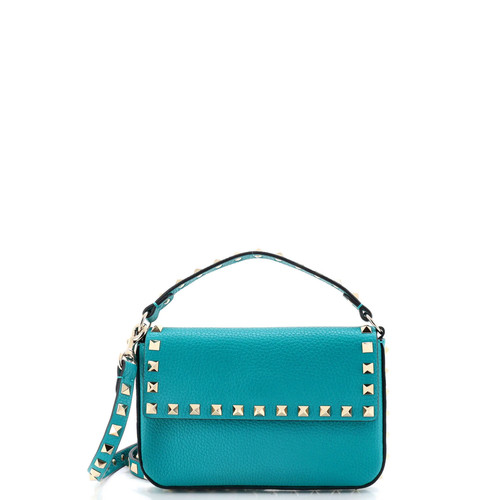 Valentino Garavani Rockstud Top Handle Crossbody Pouch Leather Mini