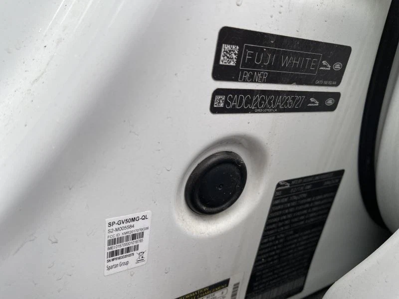 Jaguar F-Pace 2017-2021 19X8,5 rueda delantera derecha 5 radios C-cond bordillo erupción abolladura 4 Foto 3 de 4