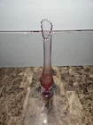 Rare FENTON Colonial Pink Thumbprint 17" Art Glass Swung Vase