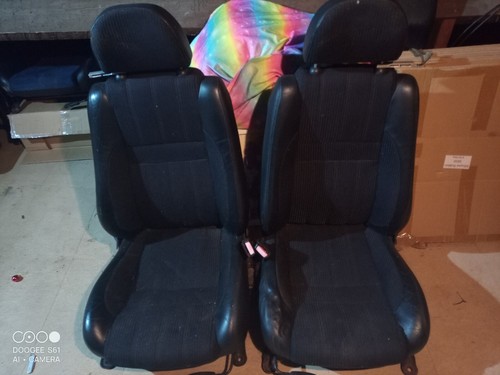 MG F & MG TF Paar halb schwarz Leder & Sebring Sitze Kit Auto, T4