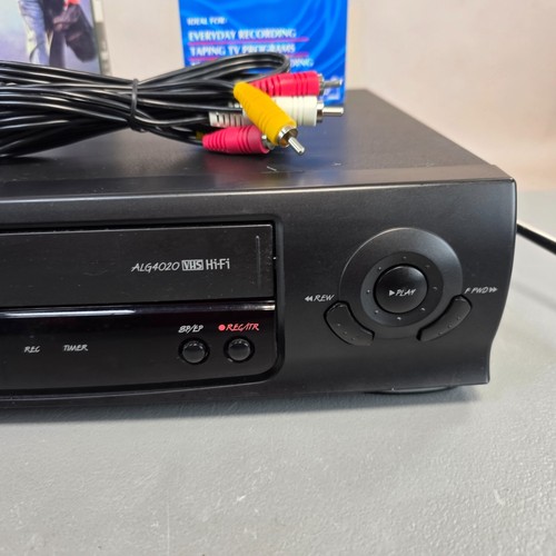 Allegro By Zenith ALG-4020 VHS VCR Stereo Hi-Fi Cables Movies Working No Remote - Picture 3 of 7