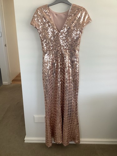 Collection Size 12 Rose Gold Ball Gown - Picture 2 of 8