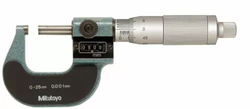 Mitutoyo 193-111 Digit Outside Micrometer Ratchet Stop 0-25Mm Range 0.001mm NEW.