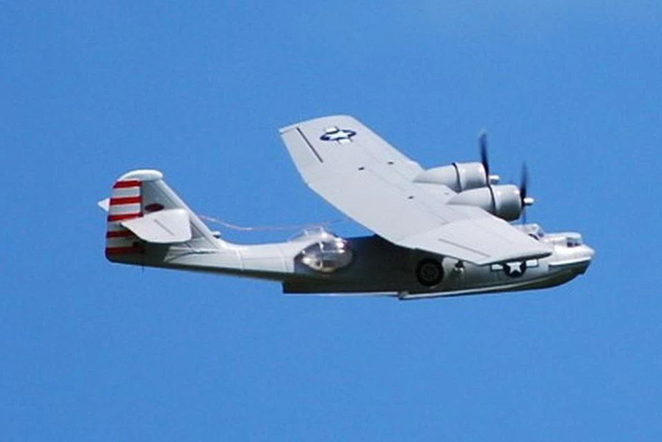 Dynam Catalina Wasserflugzeug EPO 1470mm grau RTF V2 Komplett Set Brushless LiPo - Bild 3 von 4