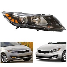 Halogen Headlight For 2011 2012 2013 Kia Optima Right Passenger Side Headlamp Rh